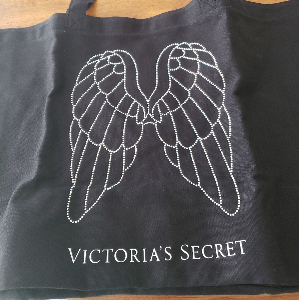 Victoria's Secret Canvas Rhinestone Tote